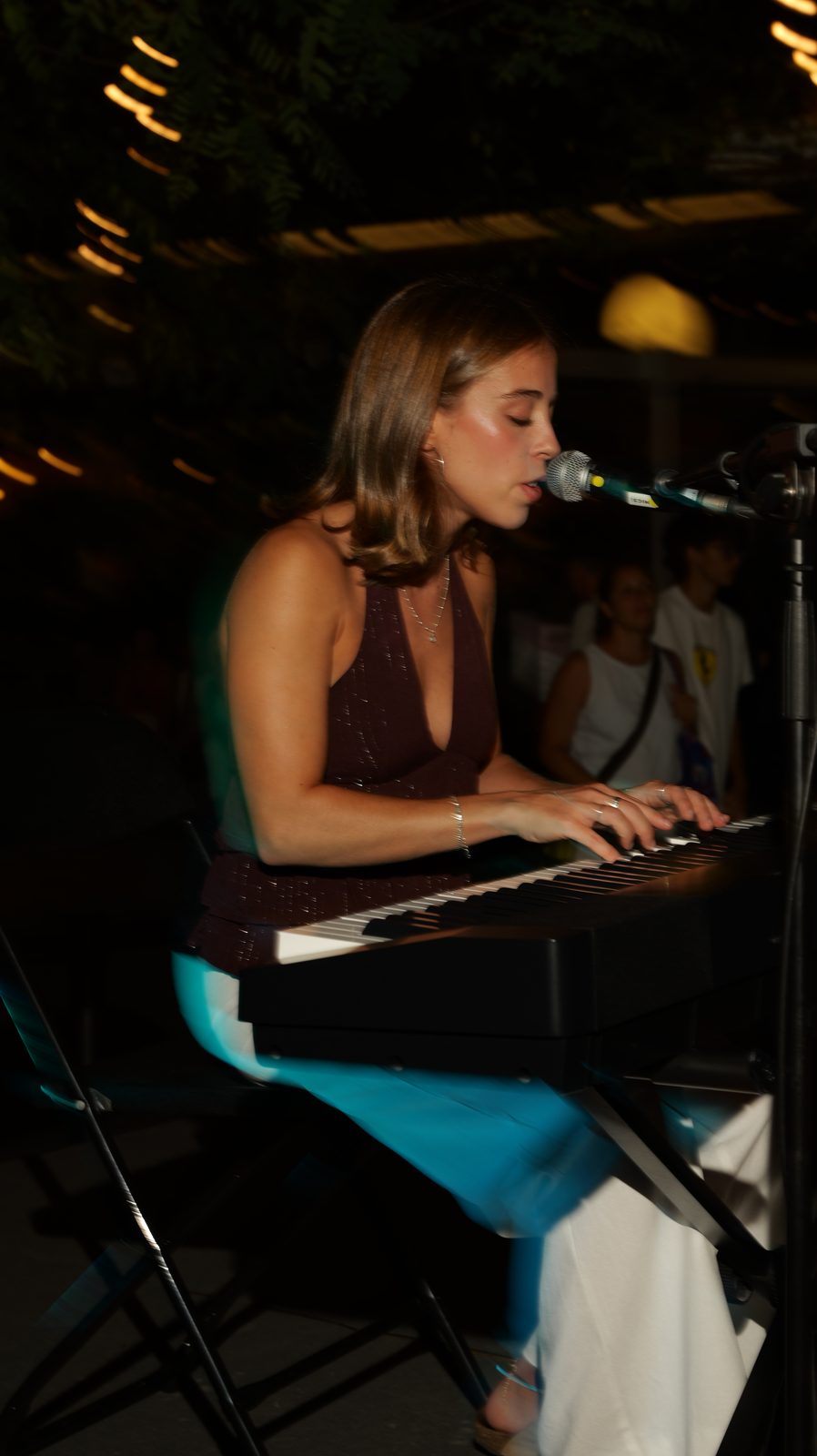 Fotografía de pianista en directo